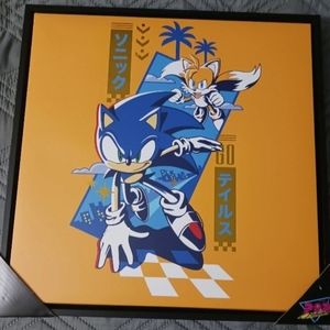🌀Pop Creations, SEGA, Sonic The Hedgehog and Tails Wall Art